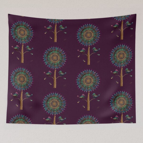 Item preview, Mandala Tree Intricate Nature Scene designed and sold by Karin Taylor.