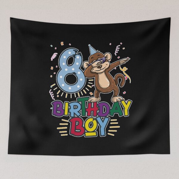 Item preview, Funny Birthday Gift 8 year old Boy Dabbing Monkey product designed and sold by Pummli.