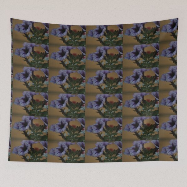 Item preview, Purple Flower Shades on Green Stalks  designed and sold by LemonsandInk.