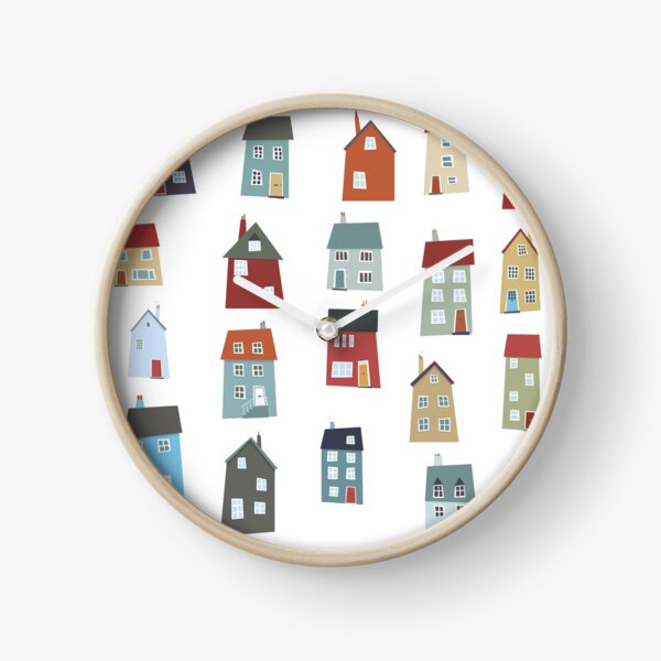 Little Houses Clock