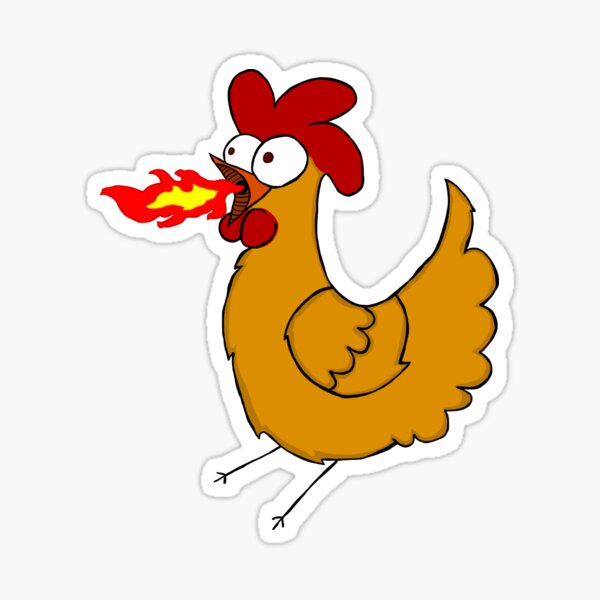 Item preview, Gilbert the Fire Breathing Chicken of Doom designed and sold by MM92.