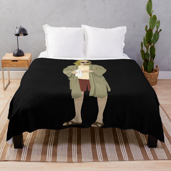 the big lebowski-the dude Throw Blanket