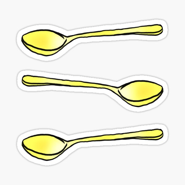 Item preview, Yellow/Gold Spoons designed and sold by Alister Knight.