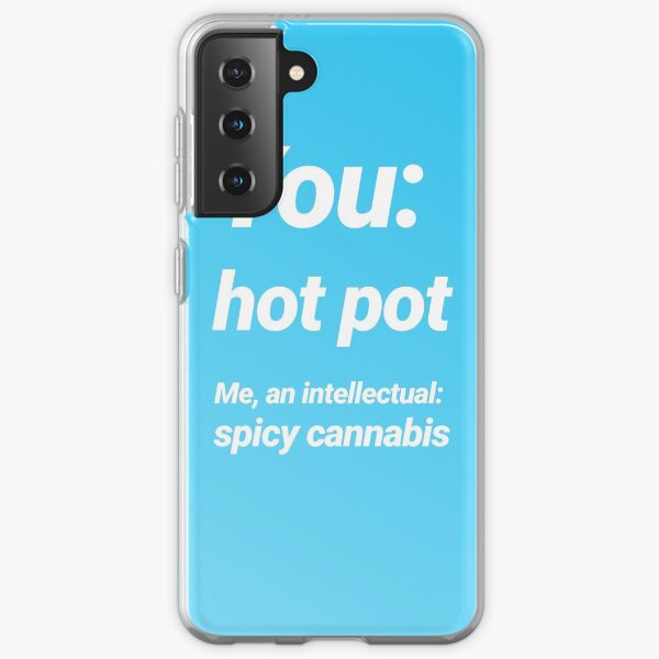 subtle asian traits presents || hot pot x spicy cannabis Samsung Galaxy Soft Case