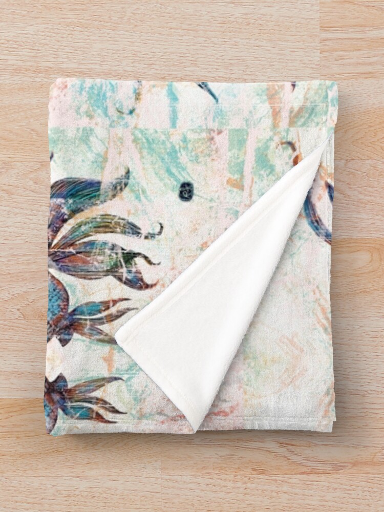 "rainbow fish" Throw Blanket by karin Redbubble