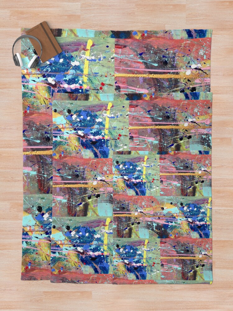 "One tree river" Throw Blanket by vian Redbubble