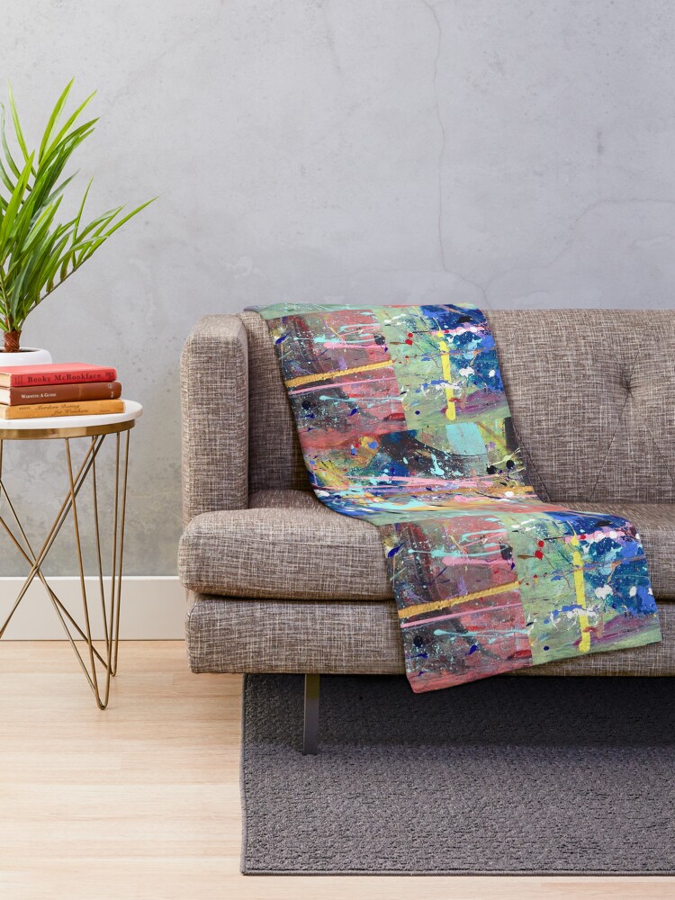 "One tree river" Throw Blanket by vian Redbubble