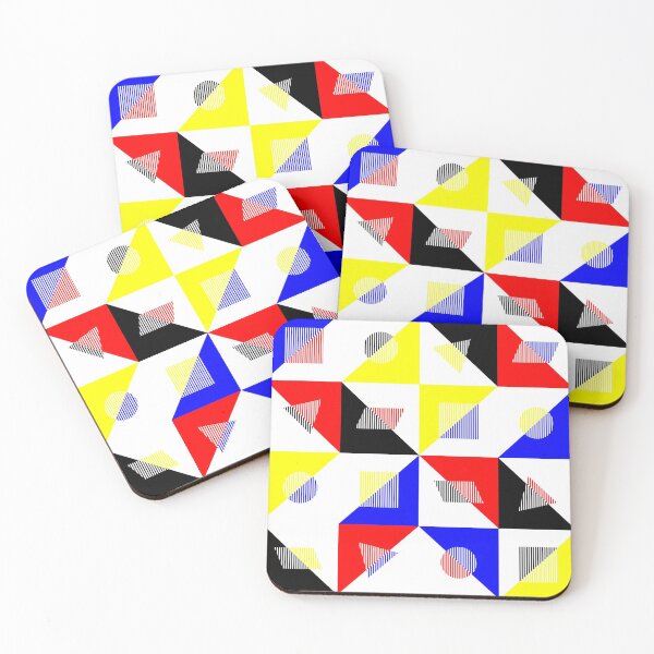 Item preview,  Bauhaus Pattern - Modern Geometric Checker designed and sold by WickedRefined - Nicole Demereckis.