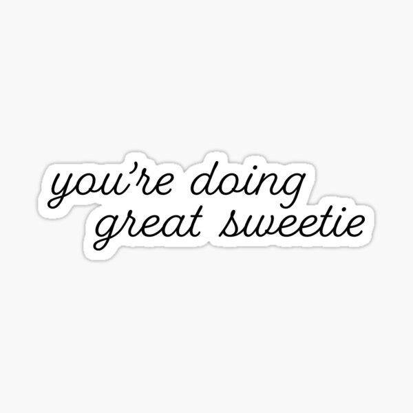 Kardashian Quote Sticker
