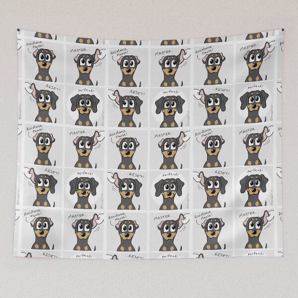 Item preview, Dachshund Master Reset Sausage Dog - Sausage Prince Comics designed and sold by Laura Deakin Artist.