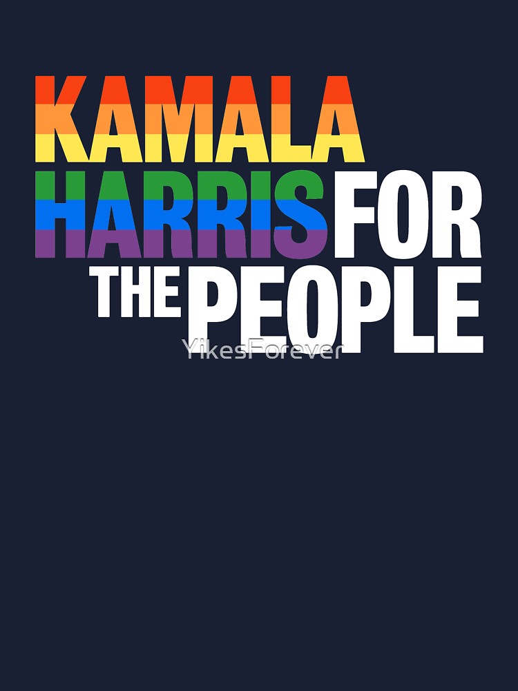 Kamala Harris For President T-Shirt| LGBT Gay Pride Rainbow