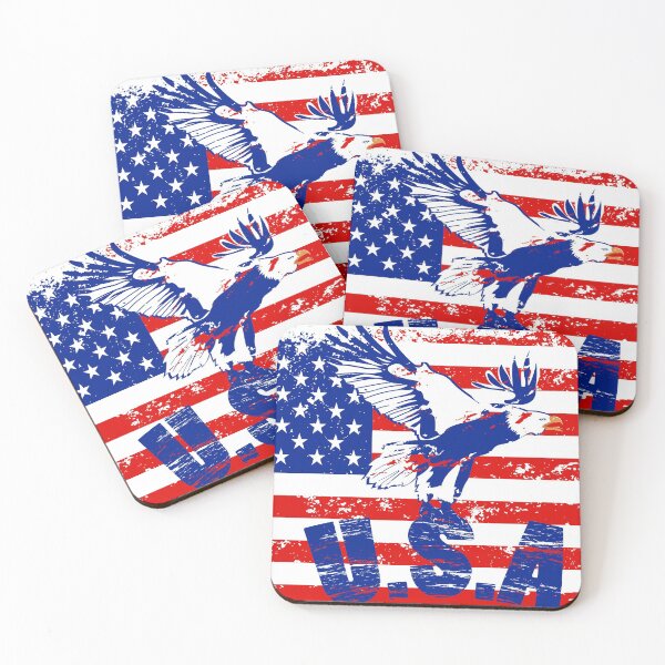 Item preview, usa distressed bald eagle designed and sold by Gossip Rag.