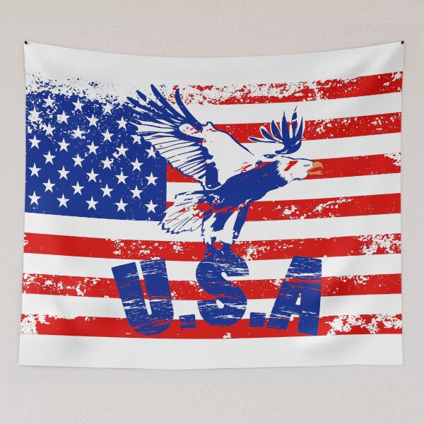 Item preview, usa distressed bald eagle designed and sold by Gossip Rag.