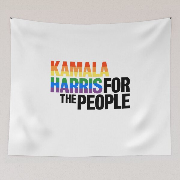 Item preview, Kamala Harris LGBT Sticker| Kamala Harris For the People 2026 Gay Pride Rainbow | Kamala Harris For Governor designed and sold by YikesForever.