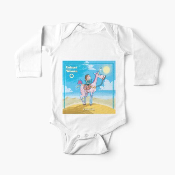 The Enchanting Unicorn Women Long Sleeve Baby One-Piece