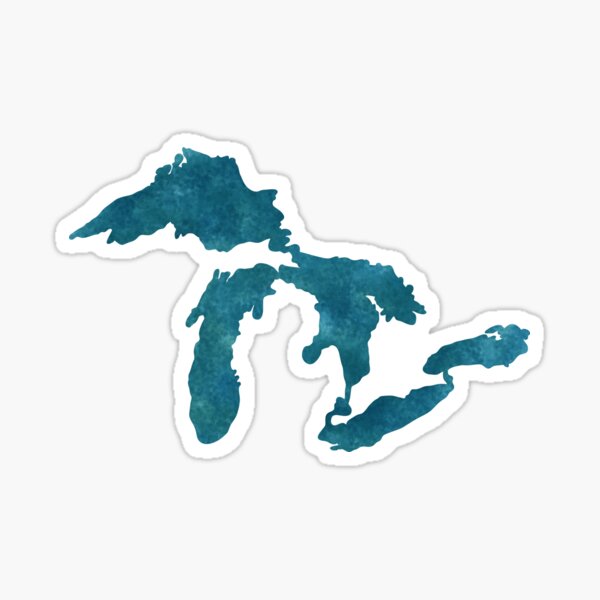 Great Lakes Stickers Redbubble