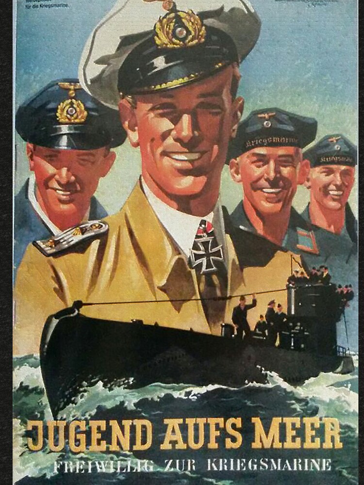 Volunteer for the Navy...vintage German Kriegsmarine by edsimoneit
