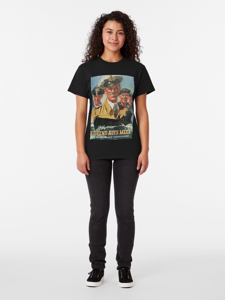 Alternate view of Volunteer for the Navy...vintage German Kriegsmarine Classic T-Shirt