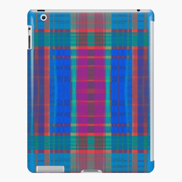 Teal Plaid iPad Snap Case