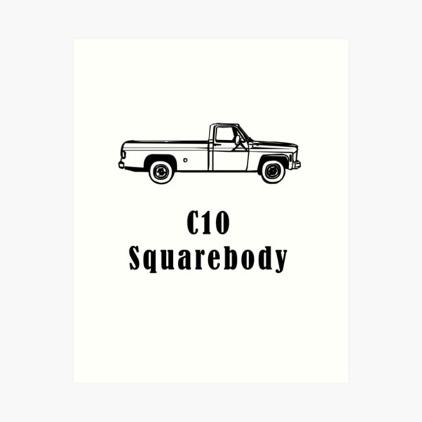 C10 squarebody Art Print