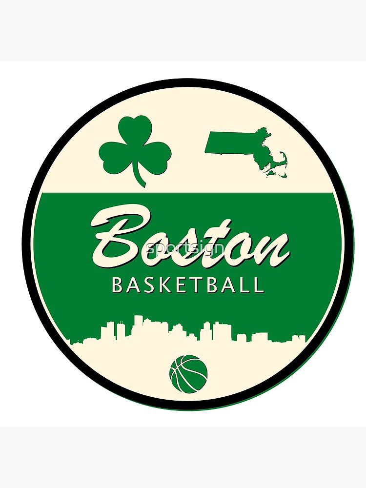 "Boston Basketball Classic" Poster by sportsign | Redbubble