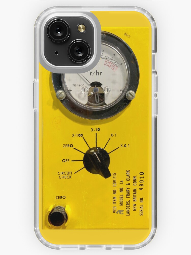Radioactive Geiger Counter iPhone Case for Sale by Wildharegrafix
