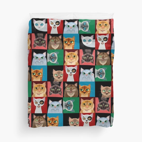 Pussies Galore! Duvet Cover