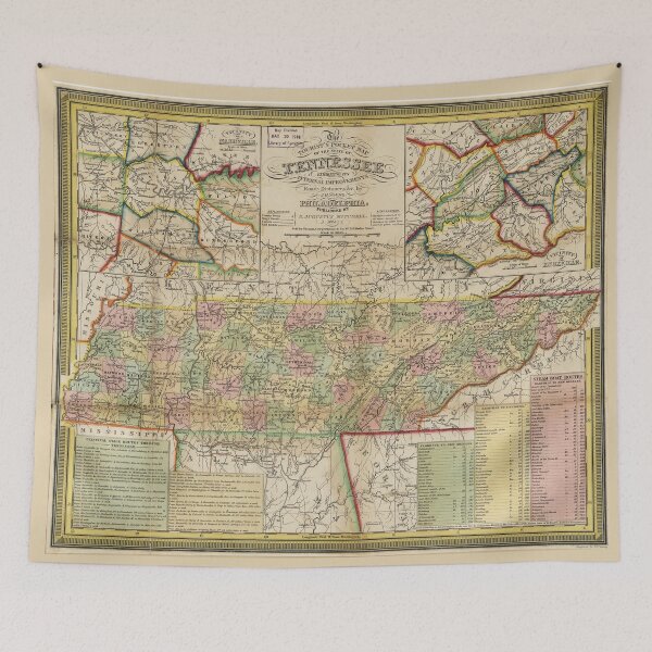 Item preview, State of Tennessee Map (1851) designed and sold by allhistory.
