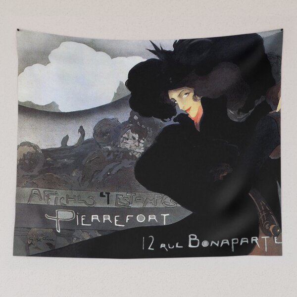 Item preview, Vintage French Advert for a 19th Century French Advert Printer designed and sold by Glimmersmith.