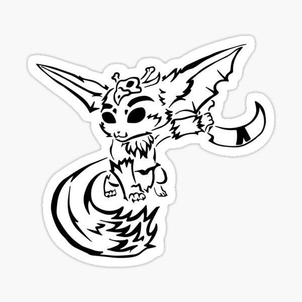 Gnar Tribal Style Sticker