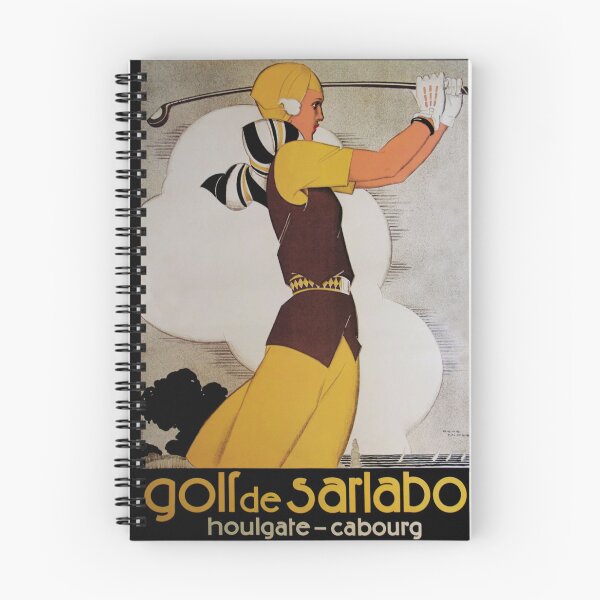 Item preview, Vintage French Art Deco Woman golfer, flapper woman golfing designed and sold by Glimmersmith.