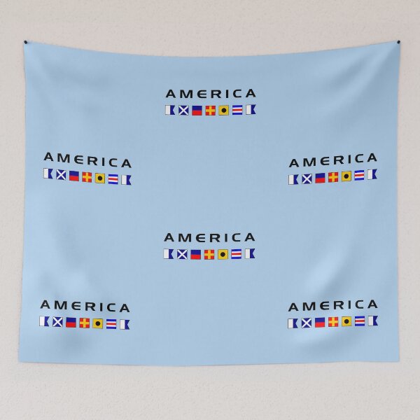 Item preview, America Nautical Maritime Sailing Flags Light-Color designed and sold by TinyStarAmerica.