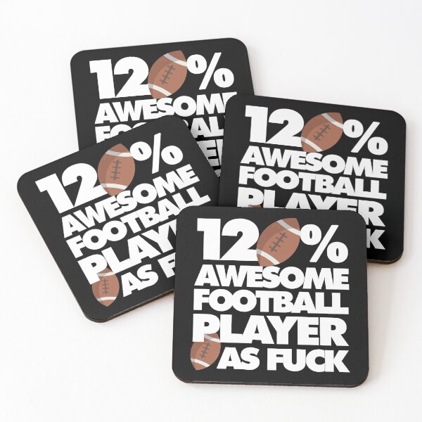 Item preview, 120% Awesome Football Player AF Funny  designed and sold by elhefe.