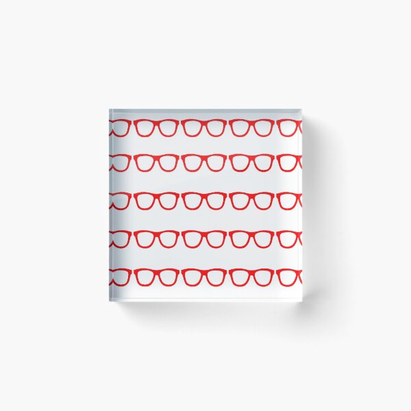 Item preview, Red Nerd Glasses designed and sold by GeekyGirlsGarb.