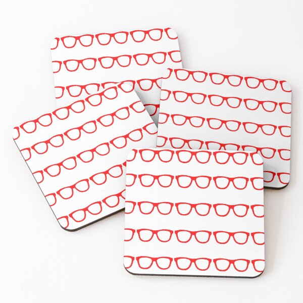 Item preview, Red Nerd Glasses designed and sold by GeekyGirlsGarb.