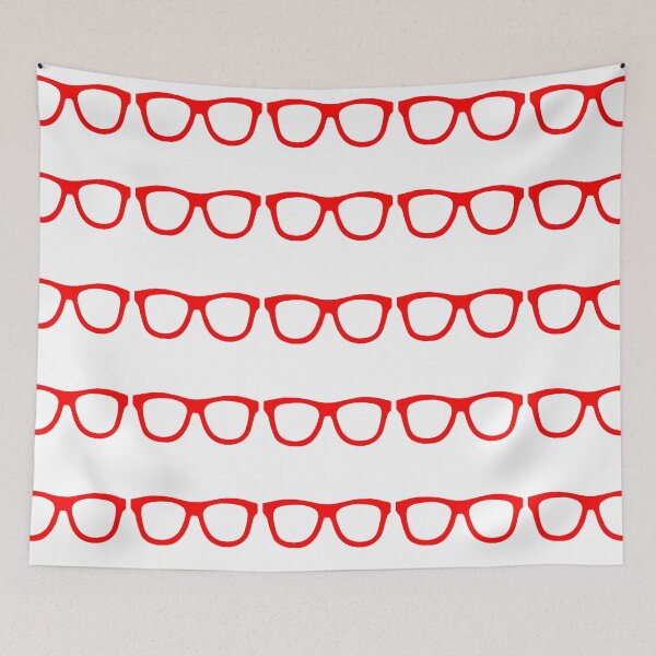 Item preview, Red Nerd Glasses designed and sold by GeekyGirlsGarb.