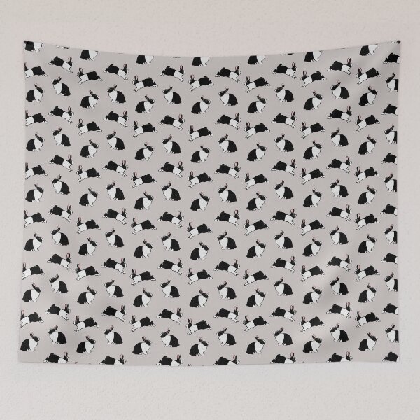 Item preview, Gray Dutch Rabbit Gift Dutch Rabbit Art Dutch Rabbit Pattern Dutch Rabbit Bag Dutch Rabbit Tote Dutch Rabbit Pouch Dutch Rabbit Mug designed and sold by conkberry.