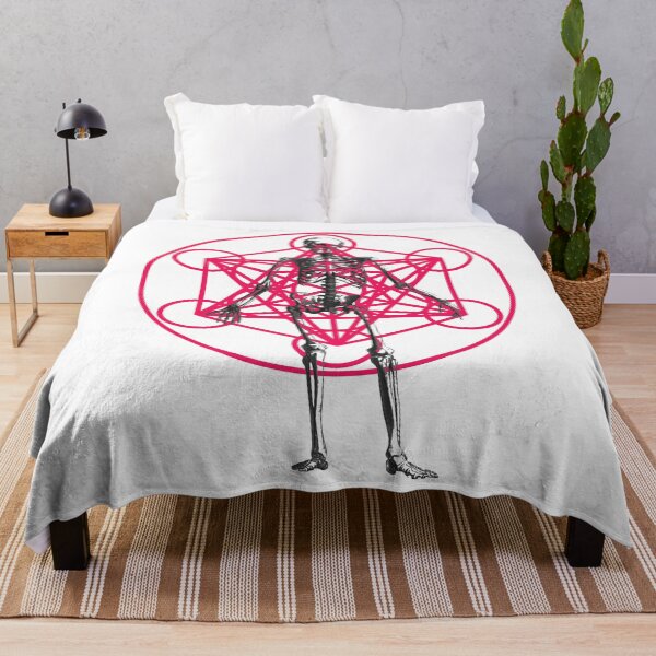 Item preview, Metatron's Cube Sacred Geometry With Human Skeleton designed and sold by calebprue.