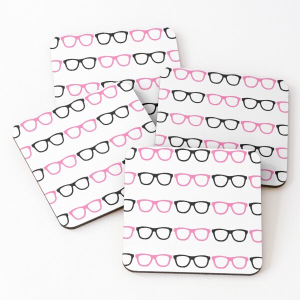 Item preview, Black and Pink Nerd Glasses designed and sold by GeekyGirlsGarb.