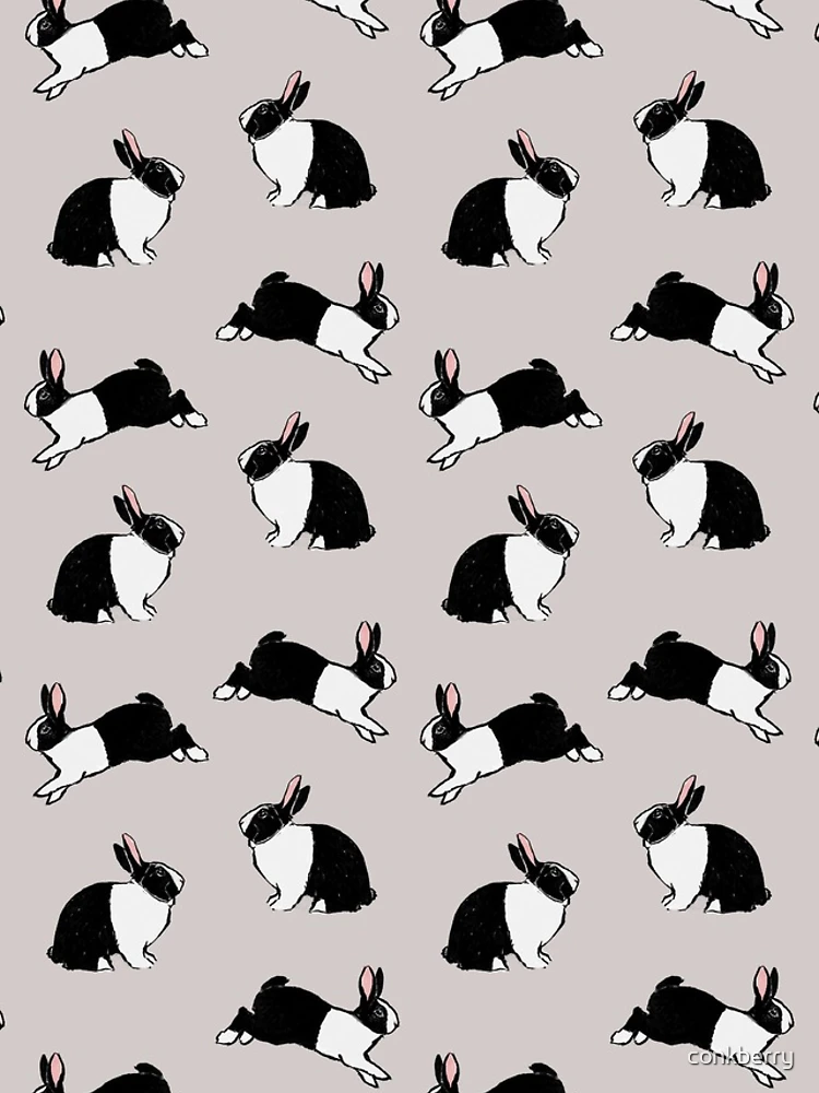 Thumbnail 4 of 4, Samsung Galaxy Phone Case, Gray Dutch Rabbit Gift Dutch Rabbit Art Dutch Rabbit Pattern Dutch Rabbit Bag Dutch Rabbit Tote Dutch Rabbit Pouch Dutch Rabbit Mug designed and sold by conkberry.