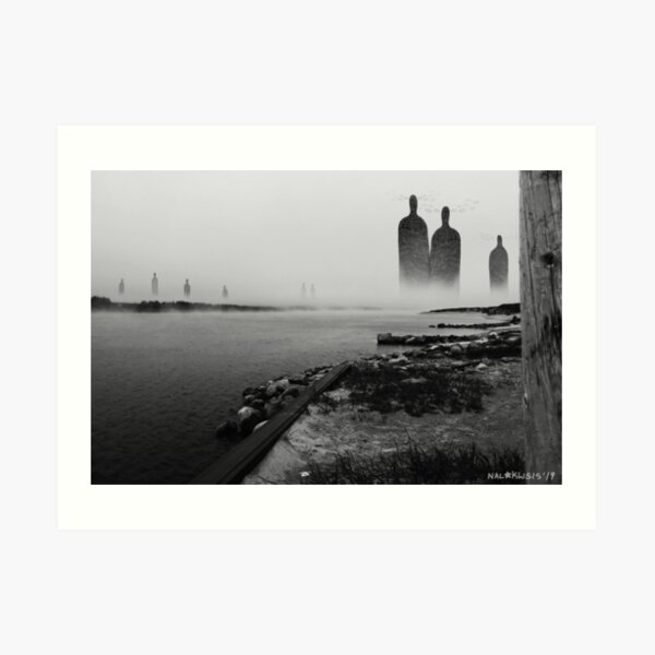 Giants on the River Art Print