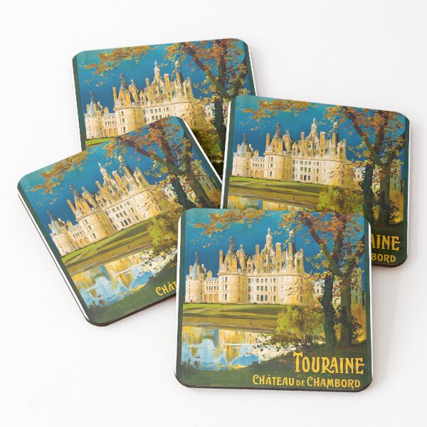 Item preview, Vintage travel by rail ad for the Touraine France designed and sold by Glimmersmith.
