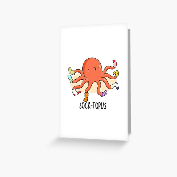 Item preview, Soctopss Funny Octopus Puns  designed and sold by punnybone.
