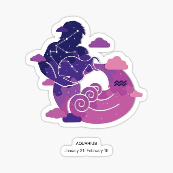 Aquarius Sticker