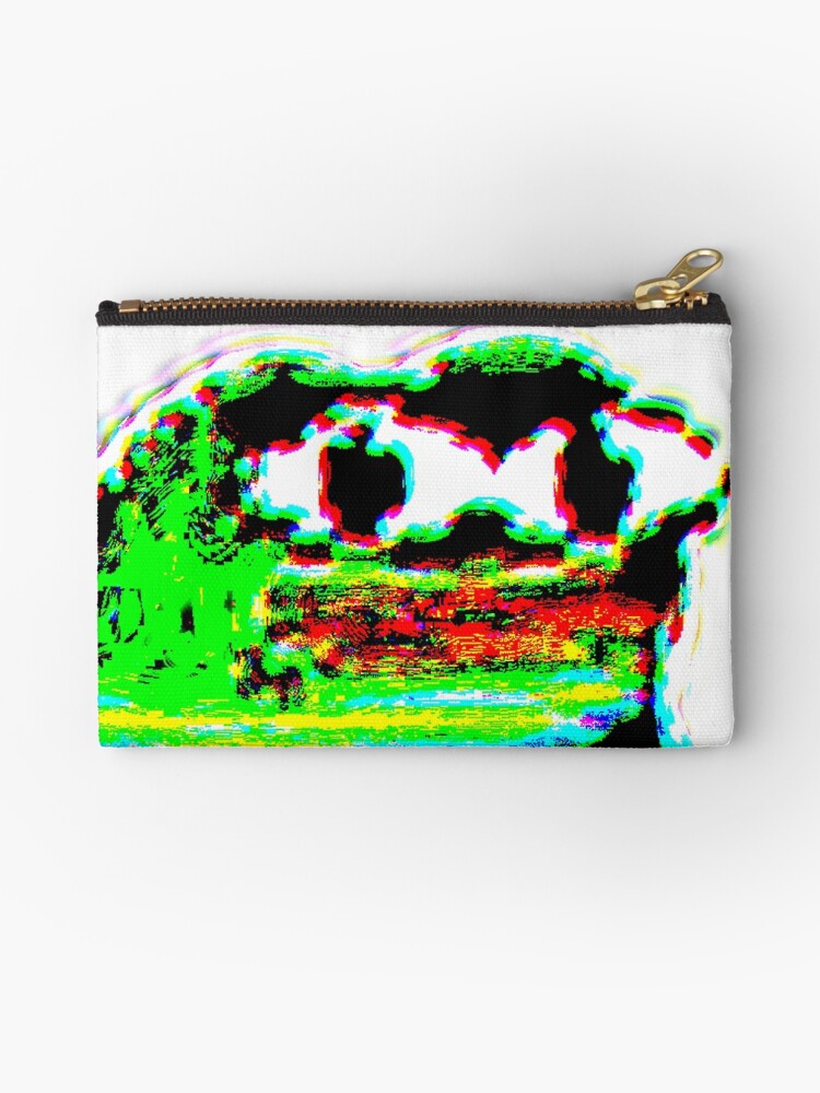 Eye Sore Pepe Meme Zipper Pouch - roblox memes zipper pouches redbubble