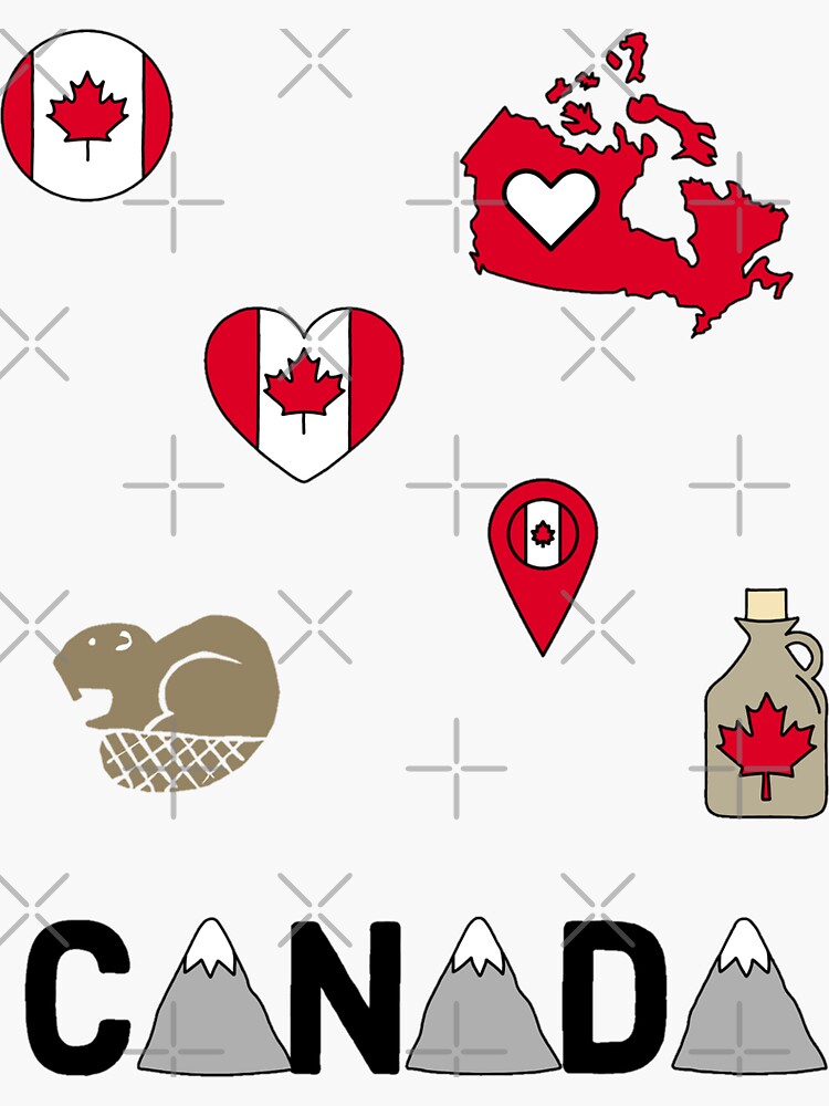 "Canada Sticker Pack" Sticker by tristahx Redbubble
