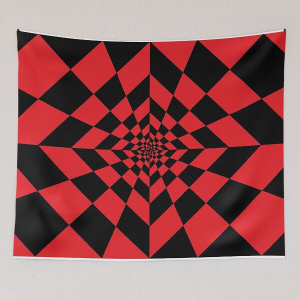Item preview, Red and Black Op Art designed and sold by GingerEccentric.