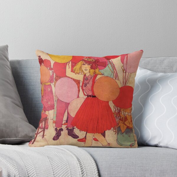 Birthday Party Throw Pillow