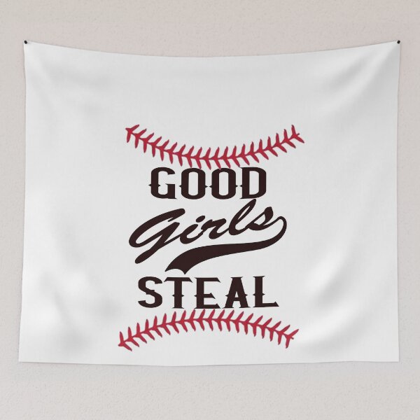 Item preview, Good Girls Steal Softball Design designed and sold by theboujeebunny.