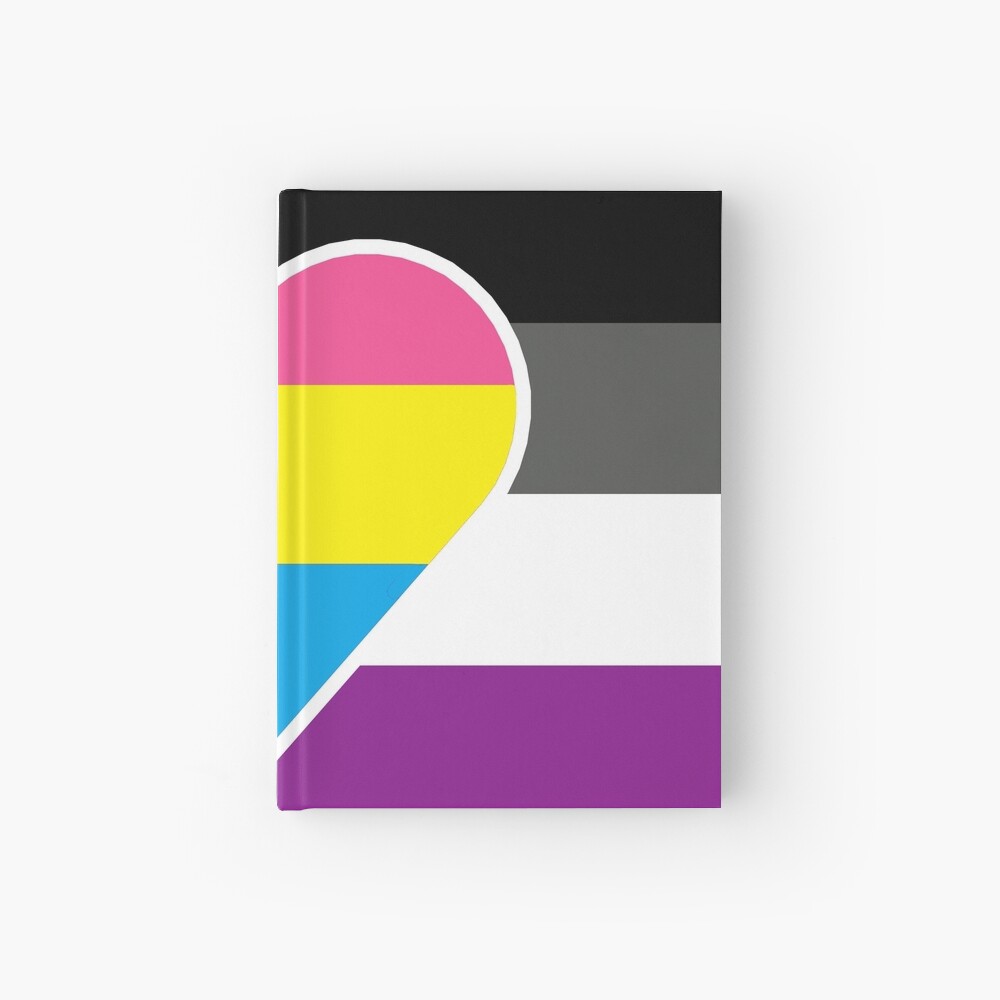 Panromantic Asexual Flag Hardcover Journal For Sale By 